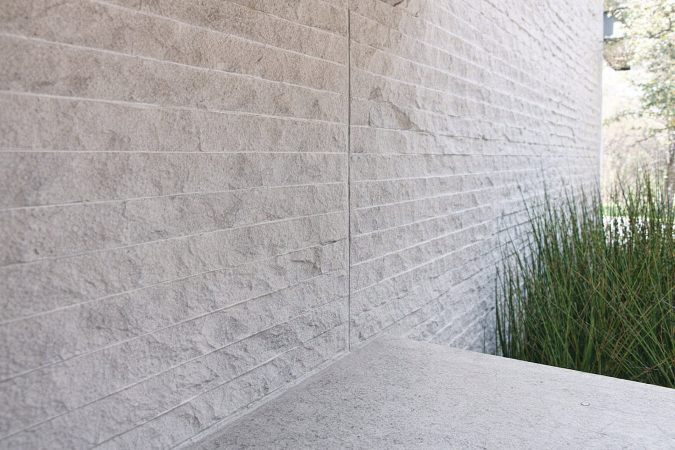 Concrete block walls